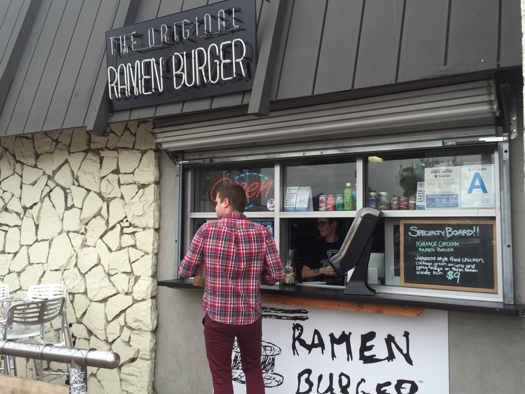 The exterior of The Original Ramen Burger