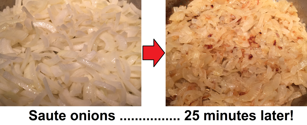 caramelize onions