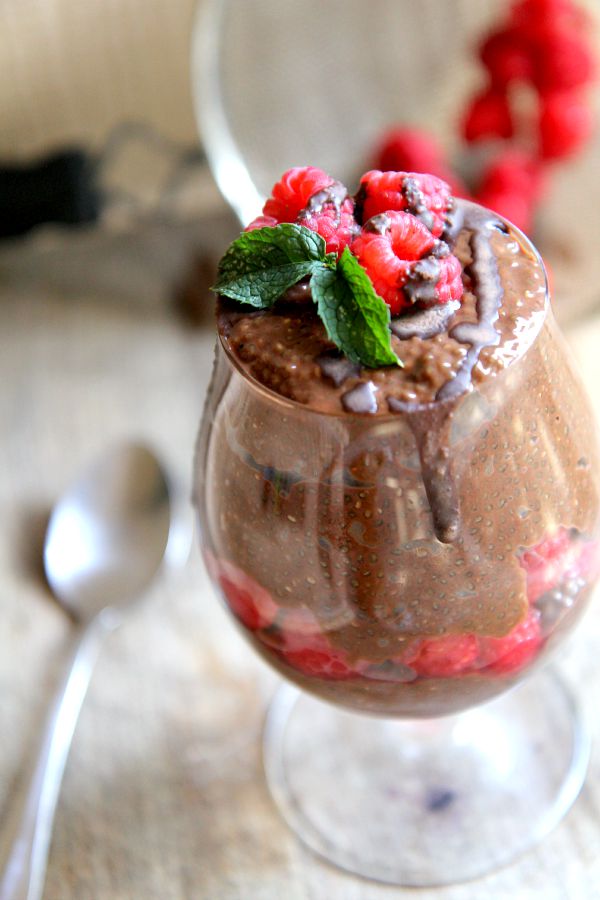 chocolate chia seed pudding