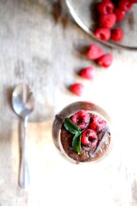 chocolate chia seed pudding