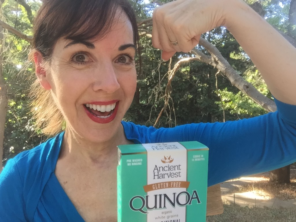 SUPER GIRL BONNIE WITH SUPER FOOD QUINOA!