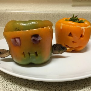 cooked peppers
