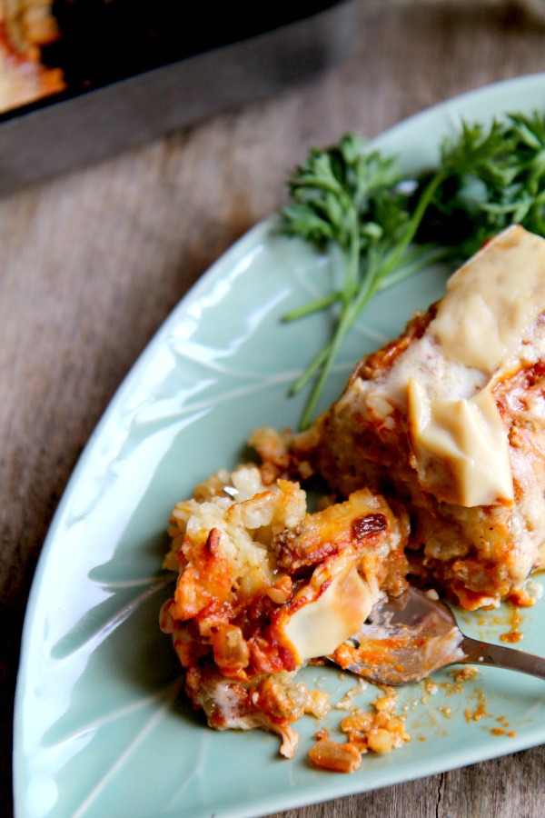 eggplant parmesan casserole