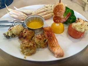 broiled seafood platter