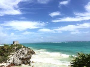 tulum beach w temple