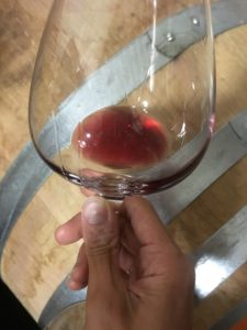 2015 Pinot Noir, Helluva Vineyard -- old French oak barrel