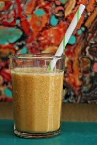 green tea, peach, smoothie, healthy, summer