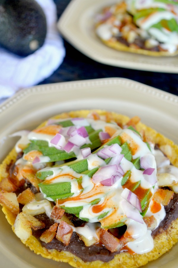 protein packed breakfast tostada