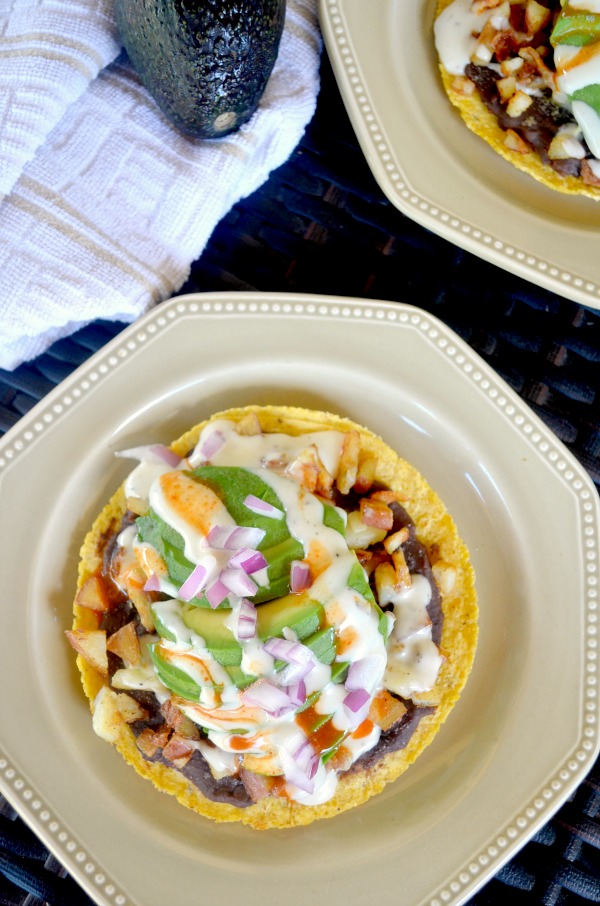 vegan breakfast tostada