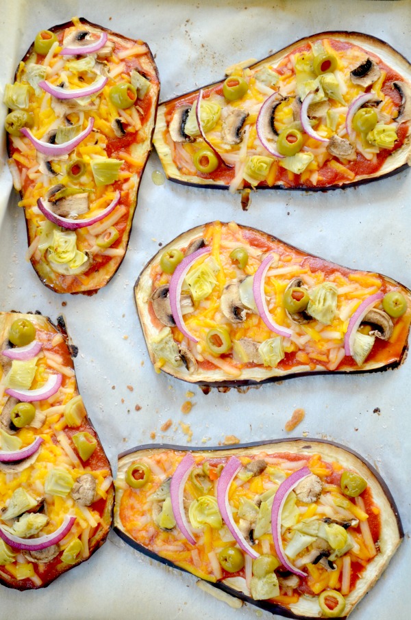 vegan eggplant pizza
