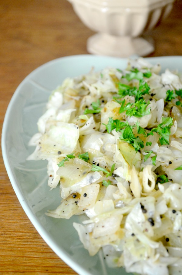 horseradish & mustard cabbage