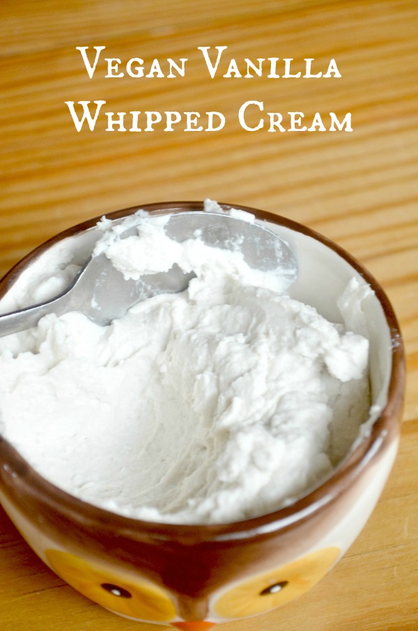 homemade whipped cream