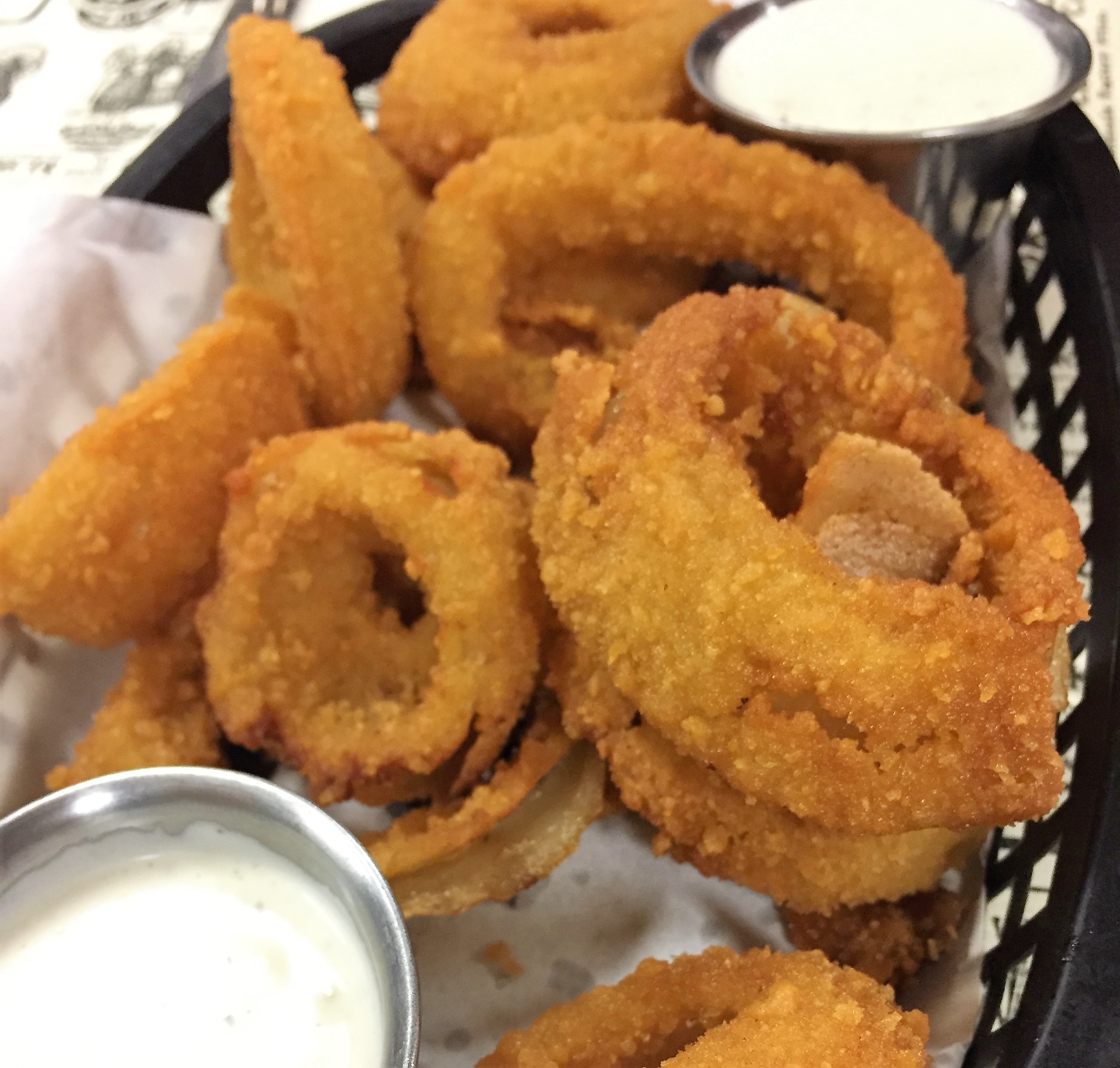 onion rings, Texas Hill Country, Harper, Longhorn Cafe