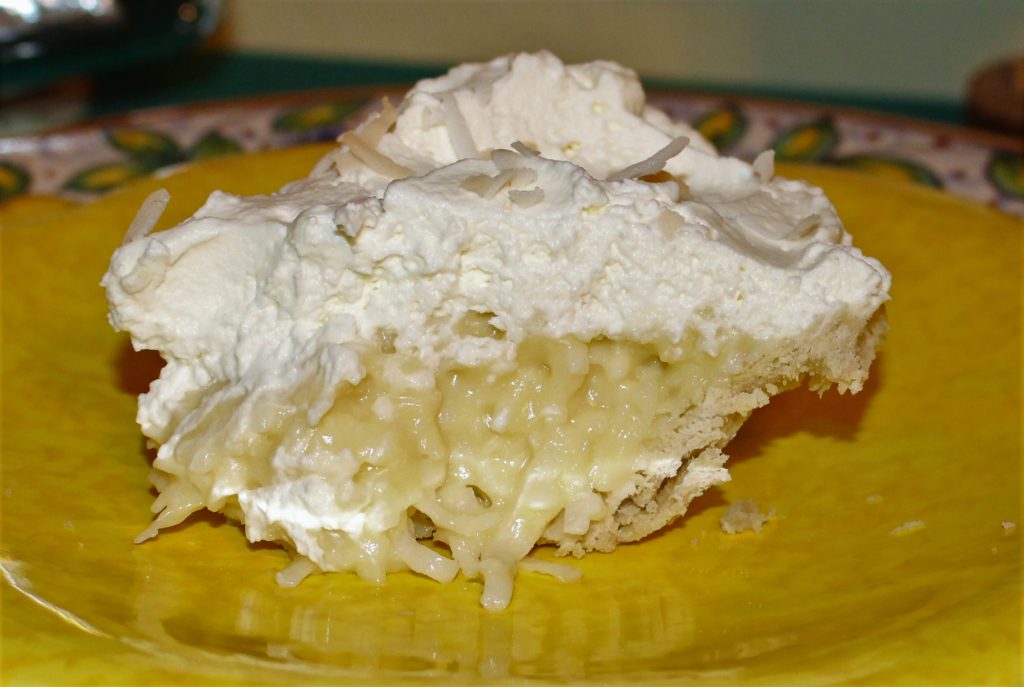 coconut cream pie, pi day