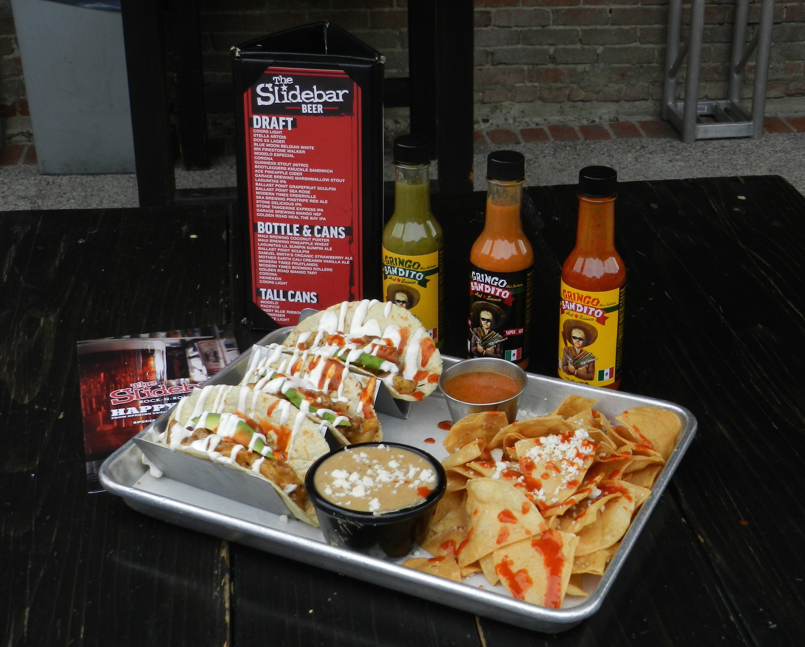 Slidebar in Fullerton, CA: Gringo Bandito Hot Sauce And A Cali Bandito Taco  Make The Night Complete - Girls on Food