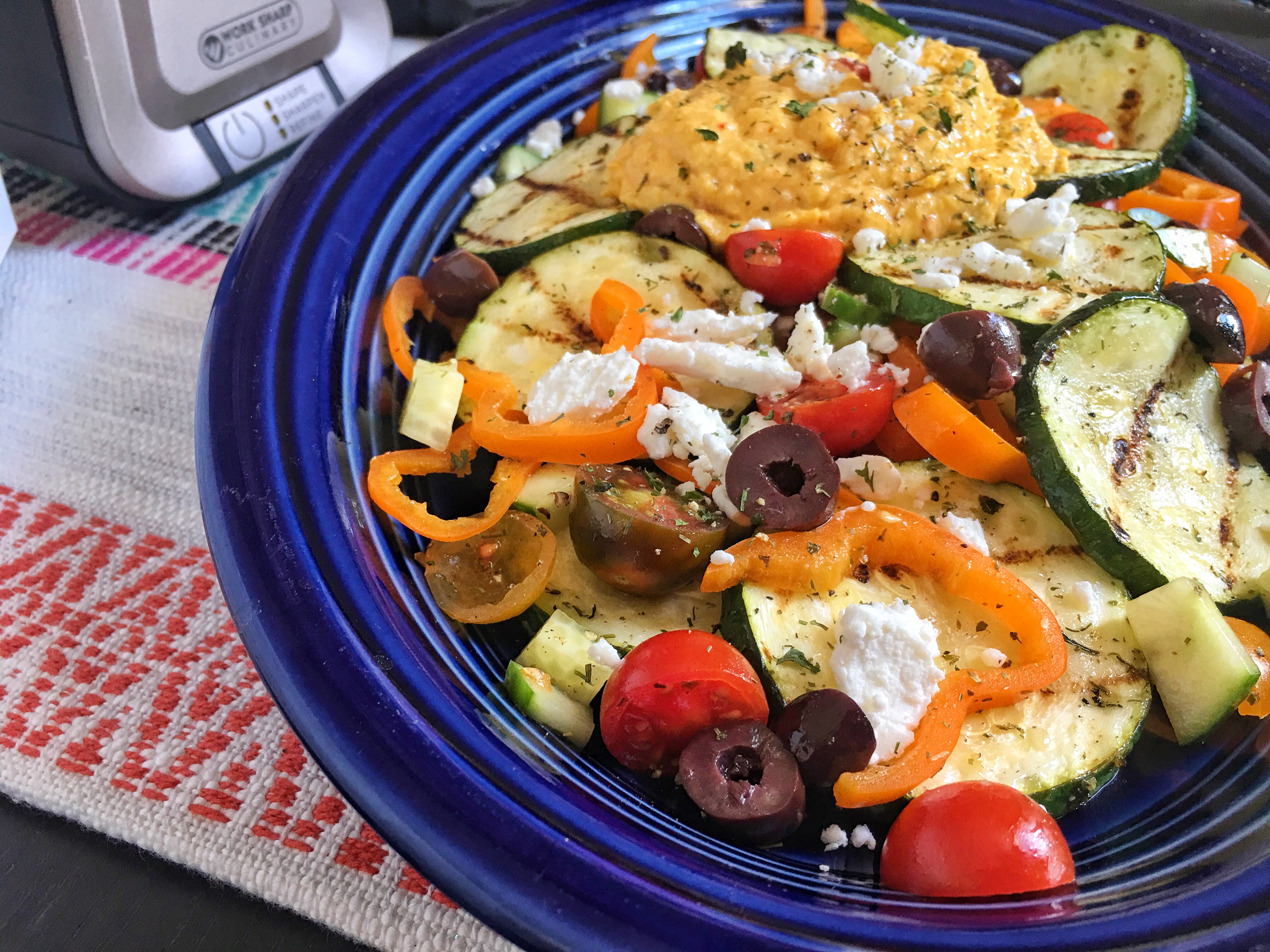 Work sharp zucchini nachos