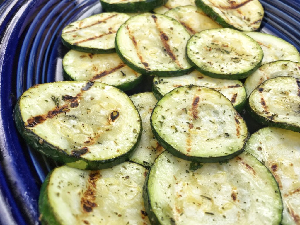 Zucchini slices